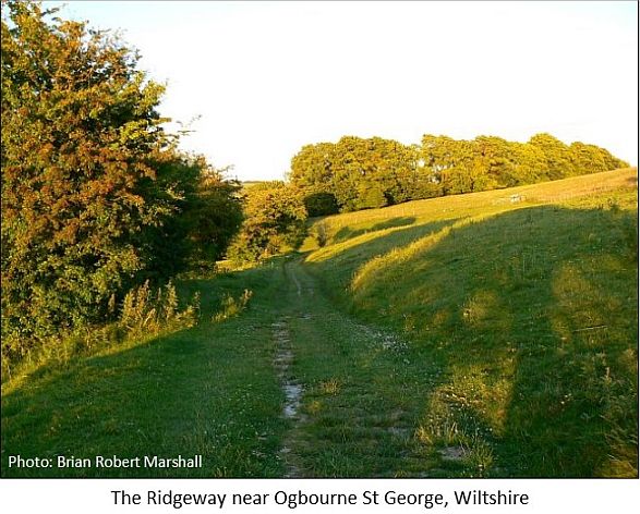 the ridgeway near ogbourne st george