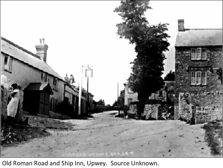 Old Roman Road and Ship Inn Upwey
