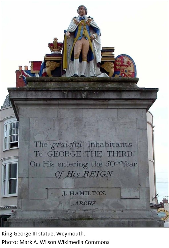 StatueKing George III Weymouth